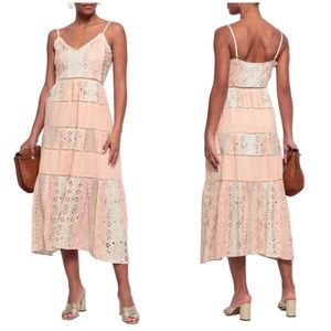 Eyelet Midi Dress